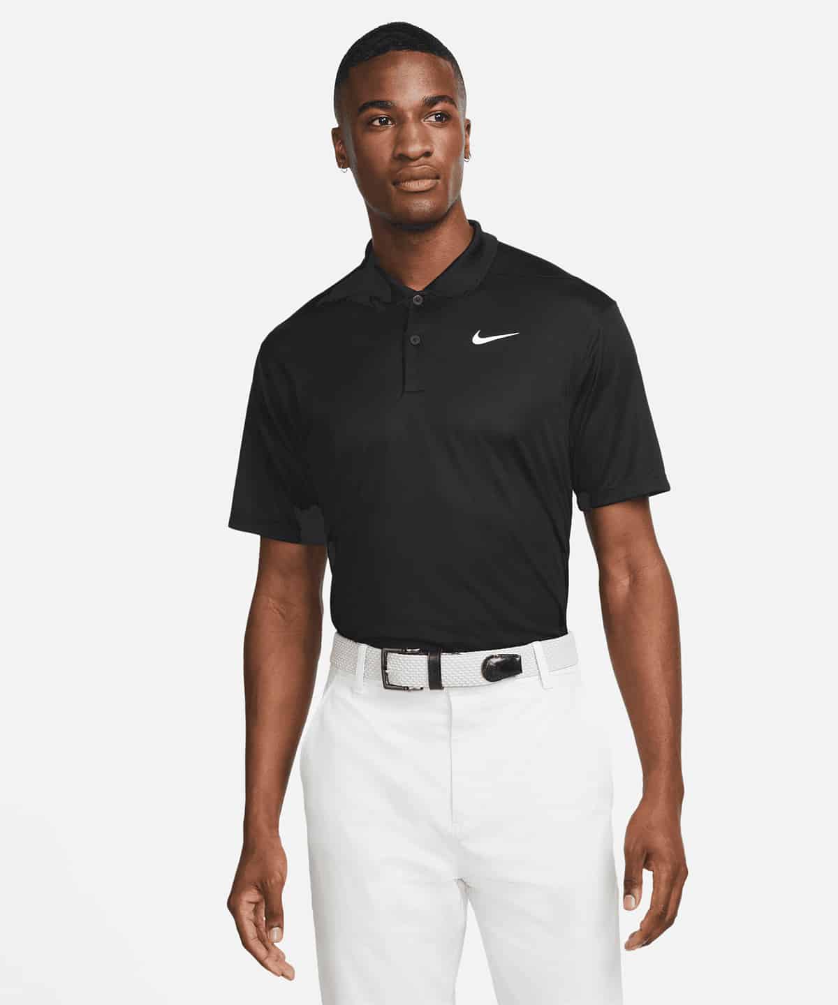 Nike Dri-FIT victory solid golf polo University Black - The Golf Store 4U